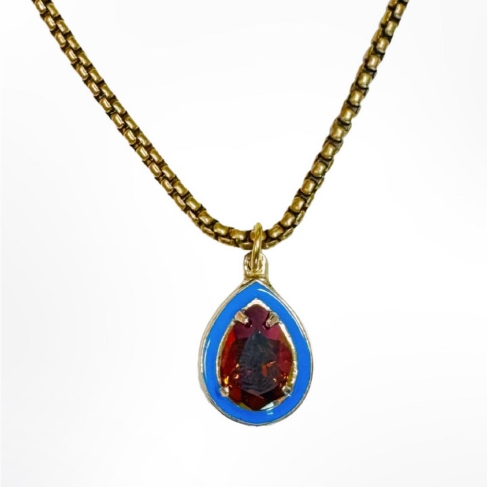 Tova Dakota Pendant Necklace Chocolate
